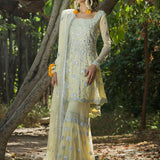 Zainab Chottani | Semi Formals | LEMON YELLOW