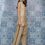 Zainab Chottani | Luxury Pret | GOLDEN BEIGE