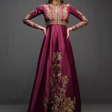 Zainab Chottani | Semi Formals | MAROON GOWN