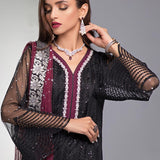 Zainab Chottani | Semi Formals | BLACK MAHOGANY