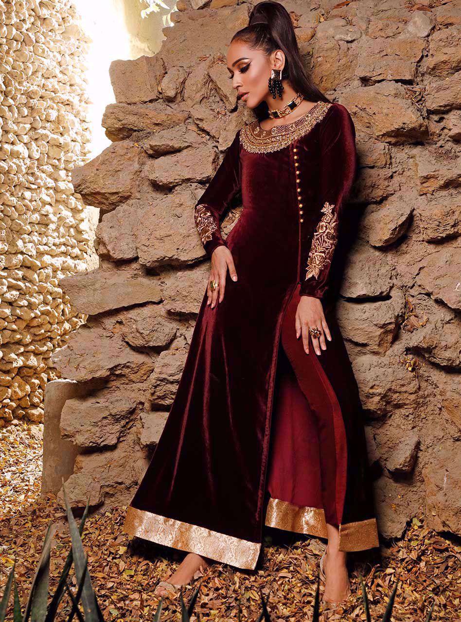 Zainab Chottani | Semi Formals | ALIZARIN CRIMSON - Rang-e-Khaas