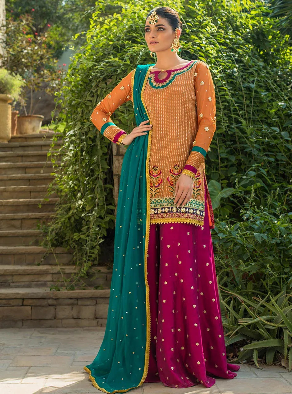 Zainab Chottani | Semi Formals | NOORA - Rang-e-Khaas