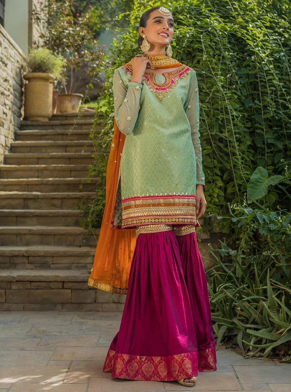 Zainab Chottani | Semi Formals | MEHAK - Rang-e-Khaas