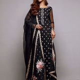 Zainab Chottani | Luxury Pret | BLACK ROSALINE