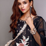 Zainab Chottani | Luxury Pret | BLACK ROSALINE