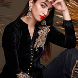 Zainab Chottani | Luxury Pret | BLACK SANDSTONE