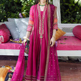 Farah Talib Aziz | Designer Picks 24 | ZAREEN FUCHSIA KALIDAAR AND DUPATTA