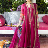 Farah Talib Aziz | Designer Picks 24 | ZAREEN FUCHSIA KALIDAAR AND DUPATTA