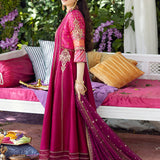 Farah Talib Aziz | Designer Picks 24 | ZAREEN FUCHSIA KALIDAAR AND DUPATTA