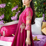 Farah Talib Aziz | Designer Picks 24 | ZAREEN FUCHSIA KALIDAAR AND DUPATTA
