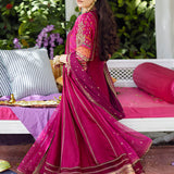 Farah Talib Aziz | Designer Picks 24 | ZAREEN FUCHSIA KALIDAAR AND DUPATTA