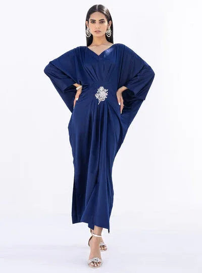 Zainab Chottani | The Kaftan Edit | Blue Topaz - Rang-e-Khaas