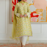 Farah Talib Aziz | Designer Picks 24 | EDEN KIWI SHIRT AND DUPATTA