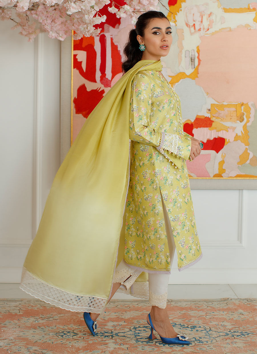 Farah Talib Aziz | Designer Picks 24 | EDEN KIWI SHIRT AND DUPATTA