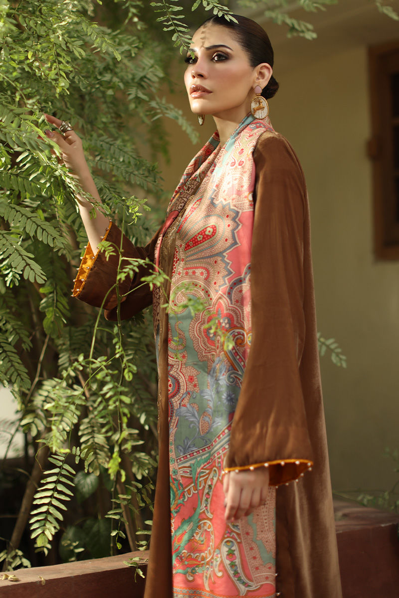 Aisha Imran | Printed Panache Velvet Shawls 25 | Myra Velvet Shawl