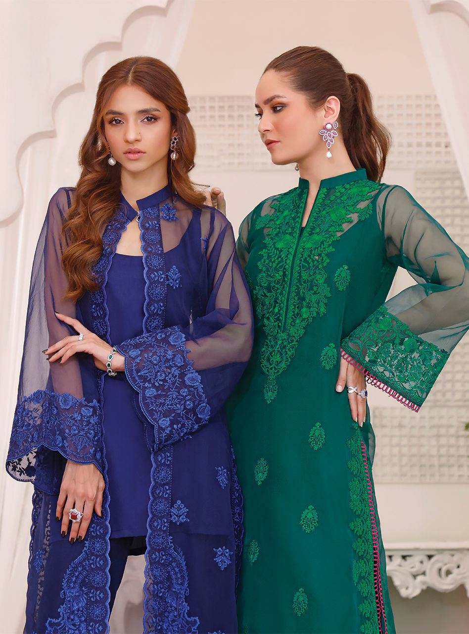 Zainab Chottani | Luxury Pret | JADE OLIVE
