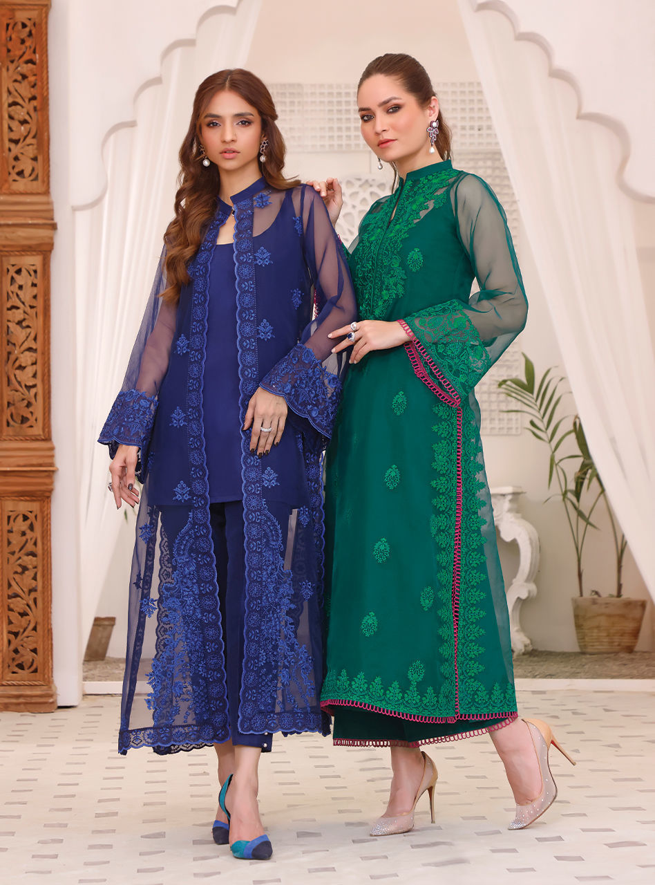Zainab Chottani | Luxury Pret | JADE OLIVE