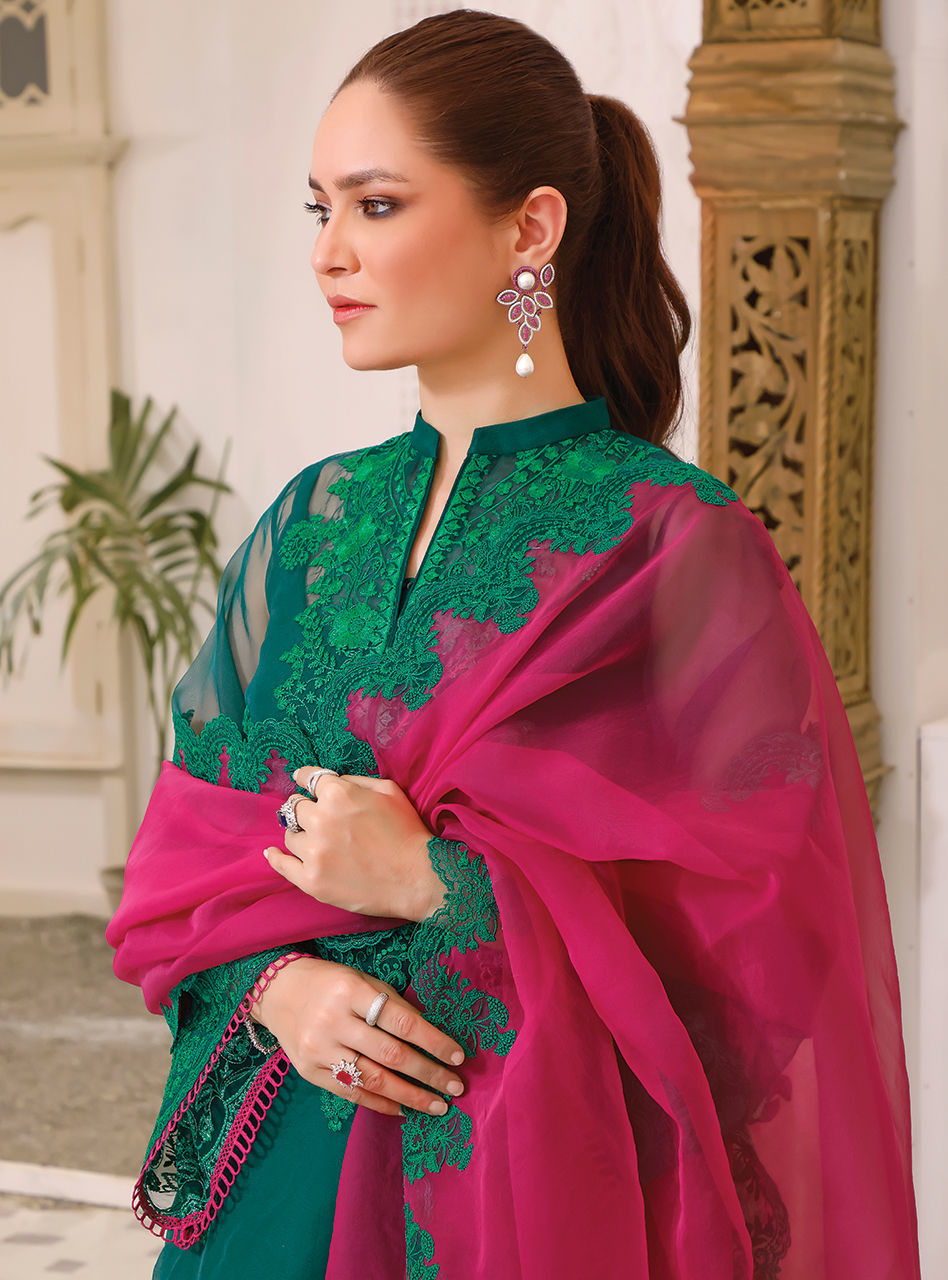 Zainab Chottani | Luxury Pret | JADE OLIVE