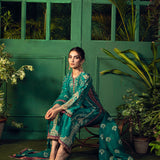 Farah Talib Aziz | Designer Picks 24 | NEEMA DEEP EMERALD EMBELLISHED KURTA WITH DUPATTA