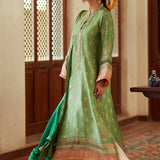 Farah Talib Aziz | Designer Picks 24 | RINA GREEN SHIRT AND DUPATTA