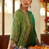 Farah Talib Aziz | Designer Picks 24 | RINA GREEN SHIRT AND DUPATTA