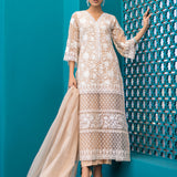 Zainab Chottani | Luxury Pret | BEIGE SHELL