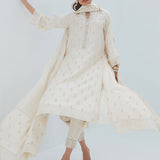 Farah Talib Aziz | Designer Picks 24 | ROSIE IVORY SHIRT AND DUPATTA