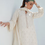 Farah Talib Aziz | Designer Picks 24 | ROSIE IVORY SHIRT AND DUPATTA
