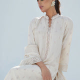 Farah Talib Aziz | Designer Picks 24 | ROSIE IVORY SHIRT AND DUPATTA