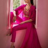 Zainab Chottani | Semi Formals | BLUSHING ROSEATTE