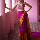Zainab Chottani | Semi Formals | FUSCHIA QUARTS