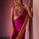 Zainab Chottani | Semi Formals | FUSCHIA QUARTS