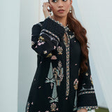 Farah Talib Aziz | Designer Picks 24 | PETRA BLACK EMBROIDERED SHIRT AND DUPATTA