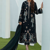 Farah Talib Aziz | Designer Picks 24 | PETRA BLACK EMBROIDERED SHIRT AND DUPATTA