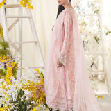 Farah Talib Aziz | Designer Picks 24 | OLEA BLUSH SILK SHIRT AND PRE-DRAPED DUPATTA