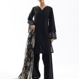Zainab Chottani | Casual Pret | CHARCOAL NOVA