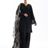 Zainab Chottani | Casual Pret | CHARCOAL NOVA
