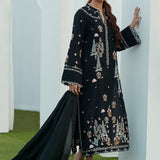 Farah Talib Aziz | Designer Picks 24 | PETRA BLACK EMBROIDERED SHIRT AND DUPATTA