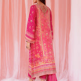 Farah Talib Aziz | Designer Picks 24 | ASHA MAGENTA SHIRT AND DUPATTA