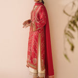 Farah Talib Aziz | Designer Picks 24 | ANEETA CRIMSON SHIRT AND DUPATTA