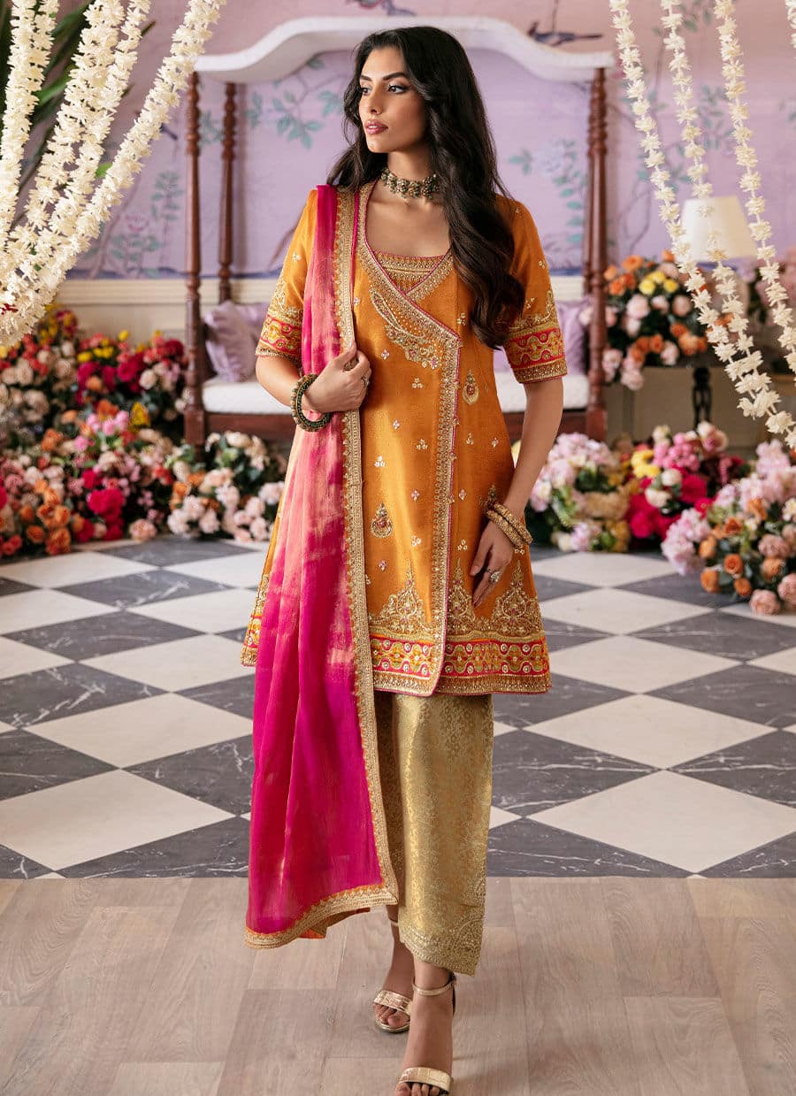Farah Talib Aziz | Mayna Festive Luxe | Sarv - Rang-e-Khaas