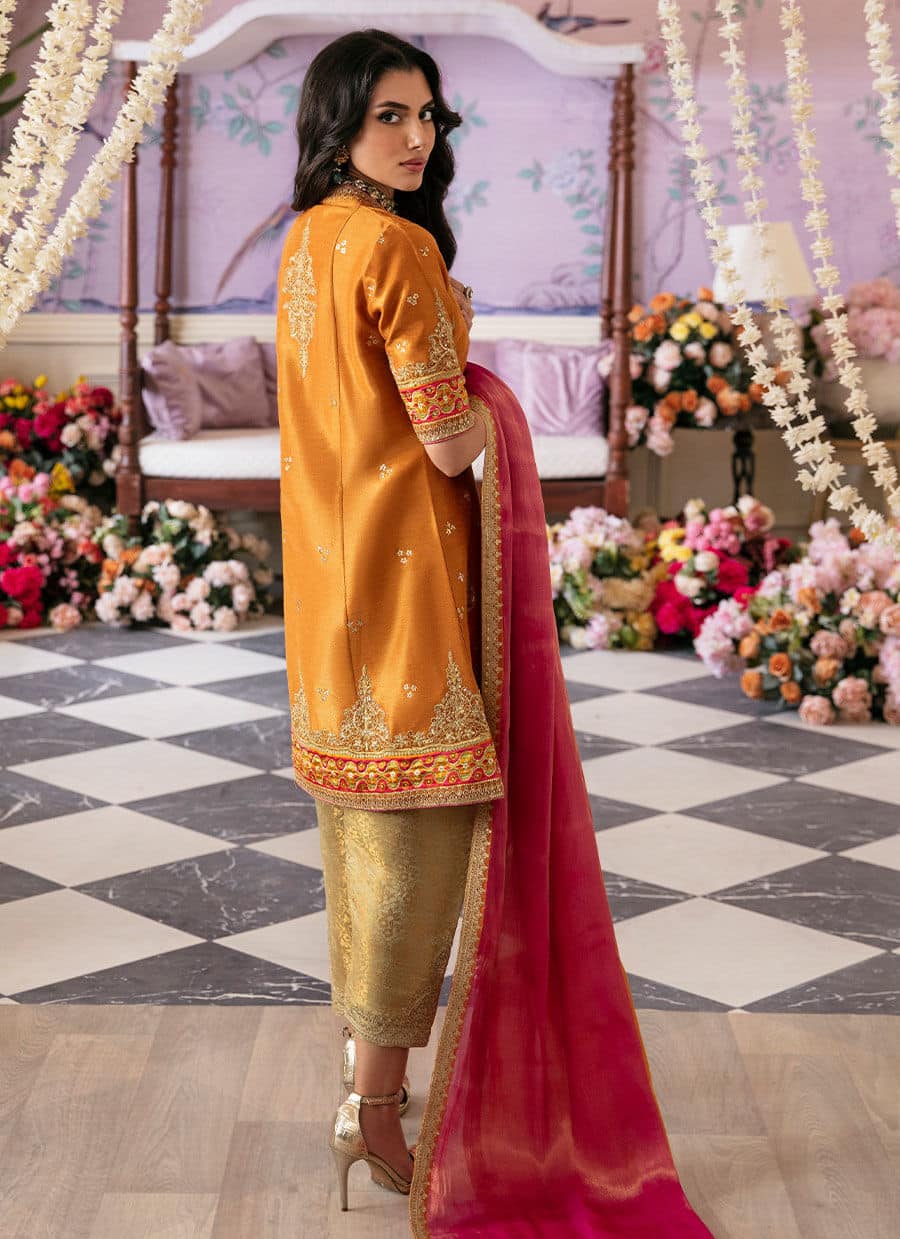 Farah Talib Aziz | Mayna Festive Luxe | Sarv - Rang-e-Khaas