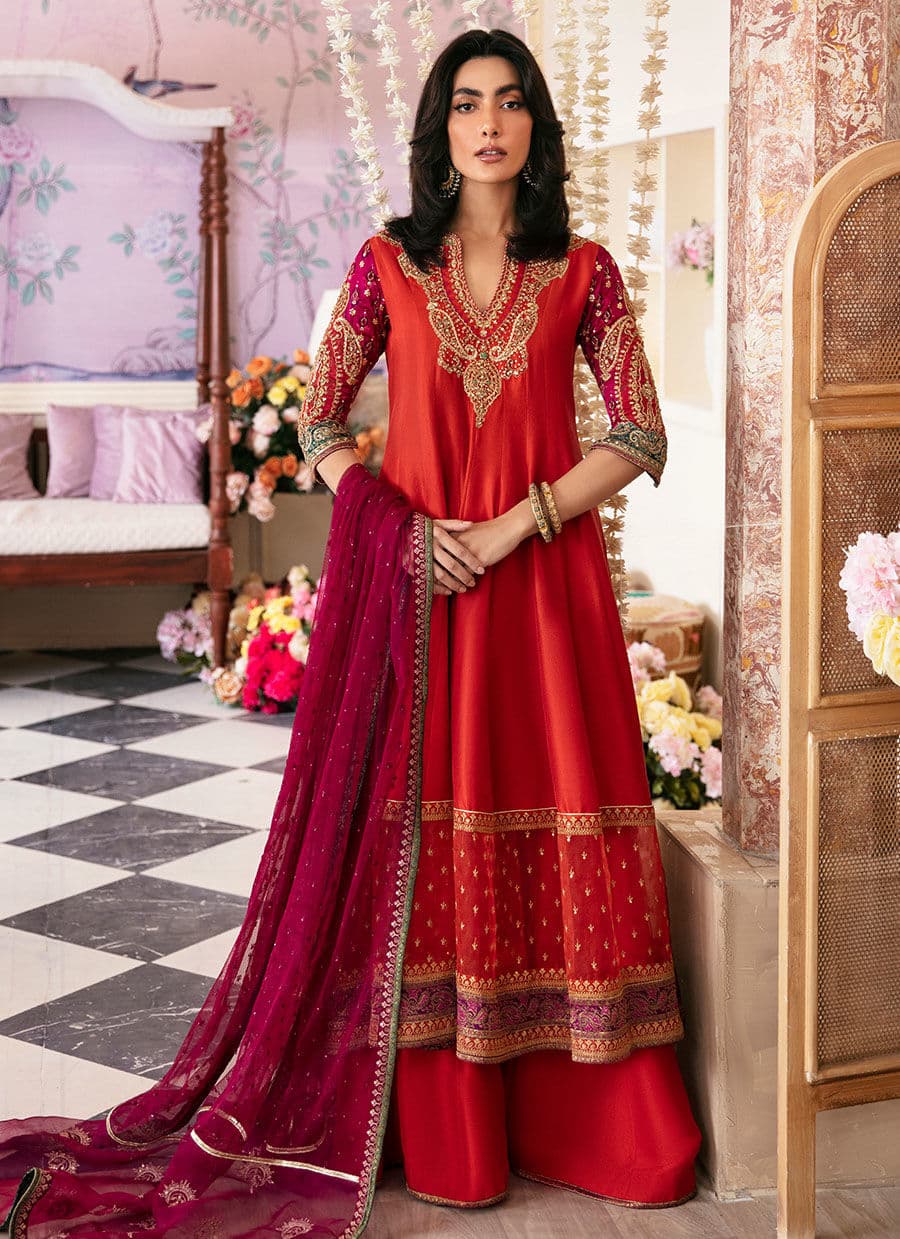 Farah Talib Aziz | Mayna Festive Luxe | SHERINA - Rang-e-Khaas