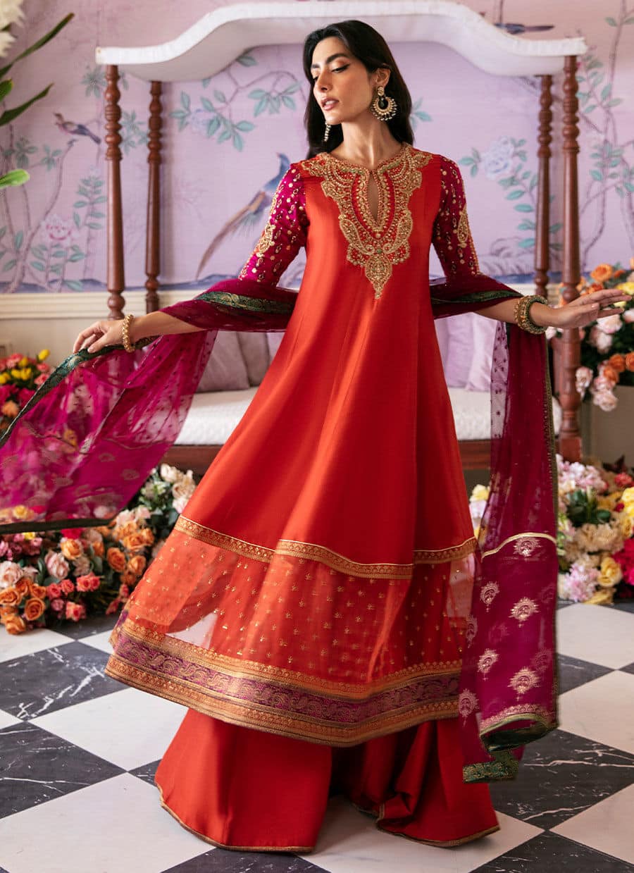 Farah Talib Aziz | Mayna Festive Luxe | SHERINA - Rang-e-Khaas