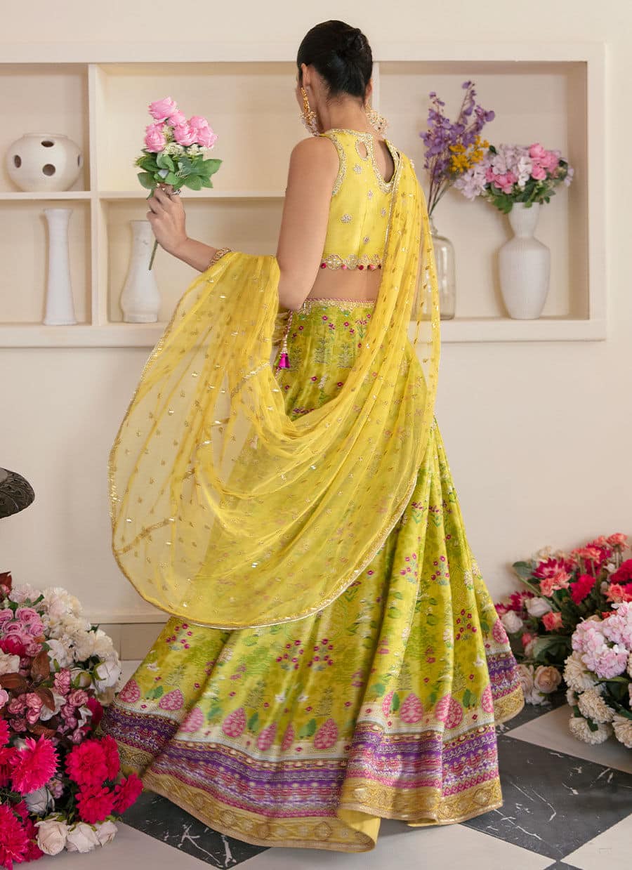 Farah Talib Aziz | Mayna Festive Luxe | ELIKA LIME - Rang-e-Khaas