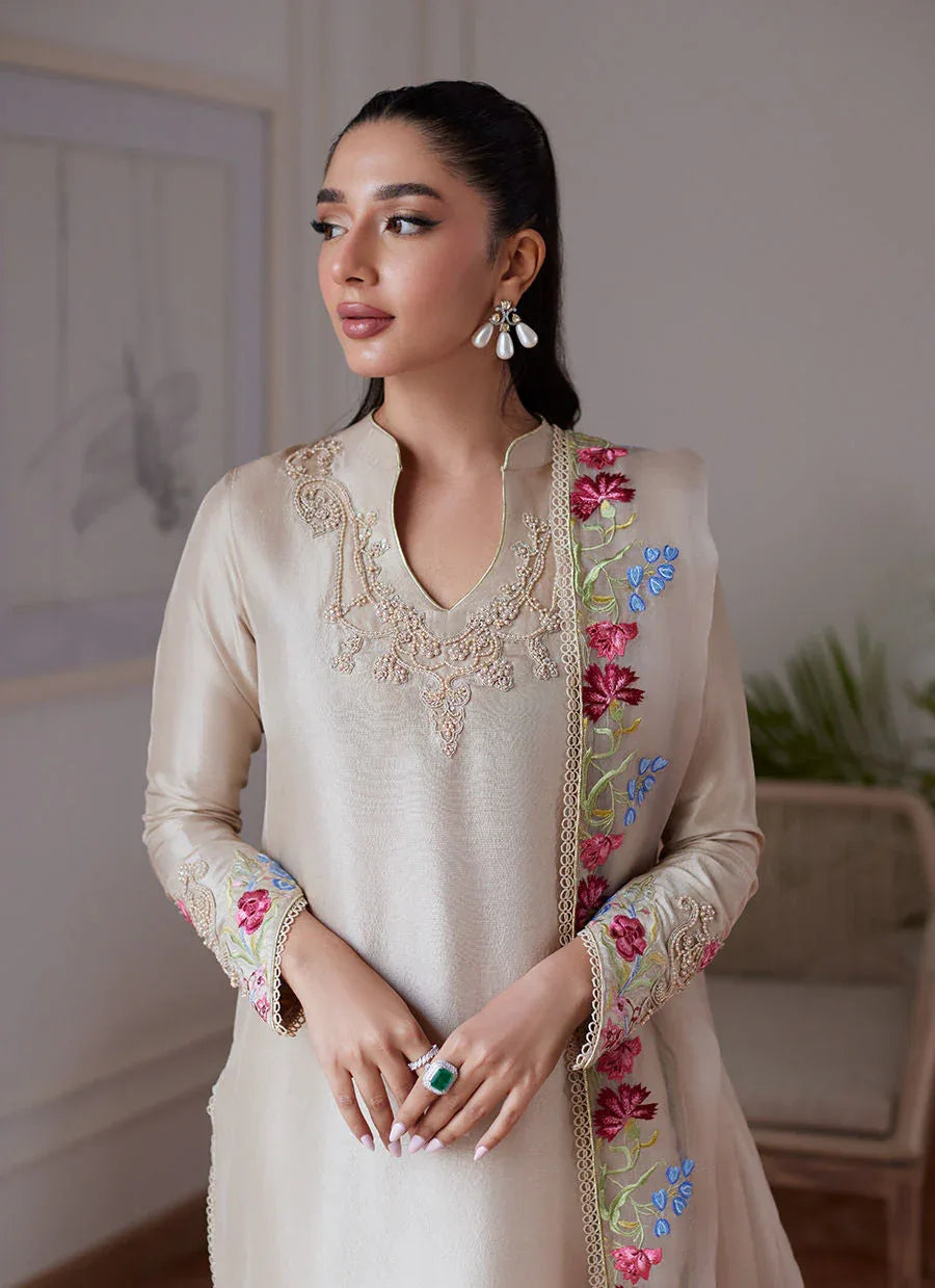 Farah Talib Aziz | Luna Eid Collection 24 | LIARA SAND - Rang-e-Khaas