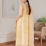 Farah Talib Aziz | Luna Eid Collection 24 | CYRILLA PALE YELLOW