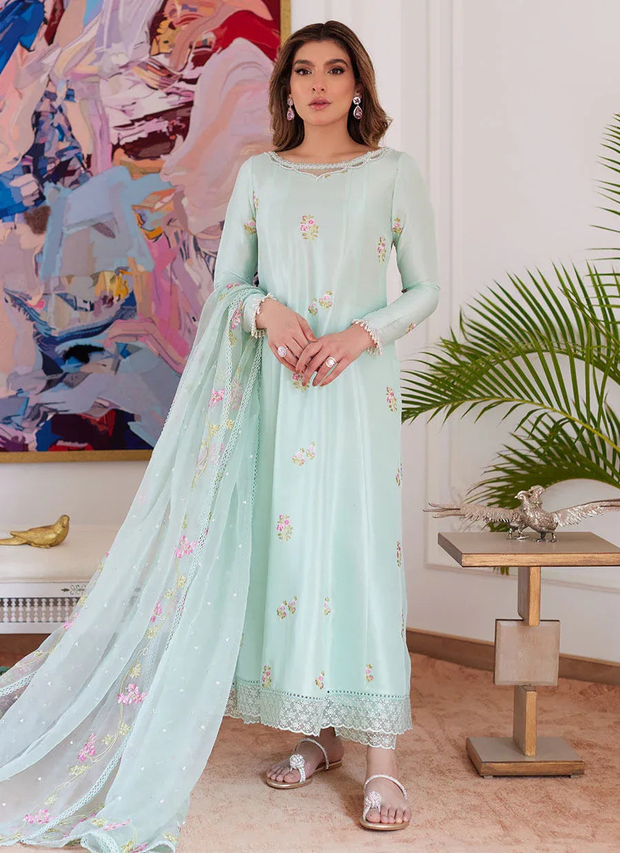 Farah Talib Aziz | Luna Eid Collection 24 | ELYSSIA MINT - Rang-e-Khaas