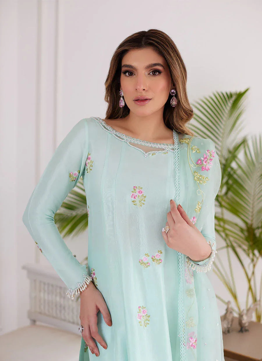Farah Talib Aziz | Luna Eid Collection 24 | ELYSSIA MINT - Rang-e-Khaas