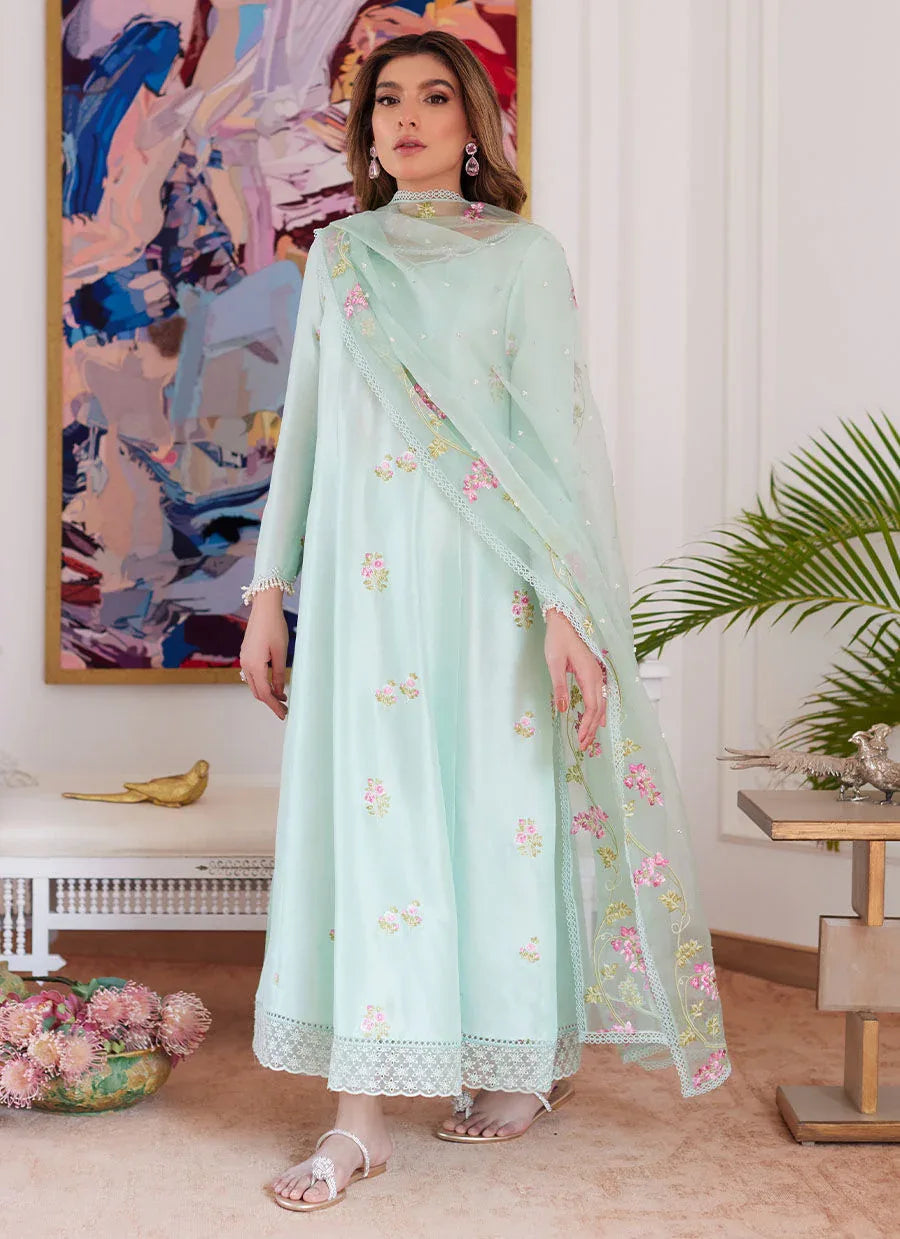 Farah Talib Aziz | Luna Eid Collection 24 | ELYSSIA MINT - Rang-e-Khaas